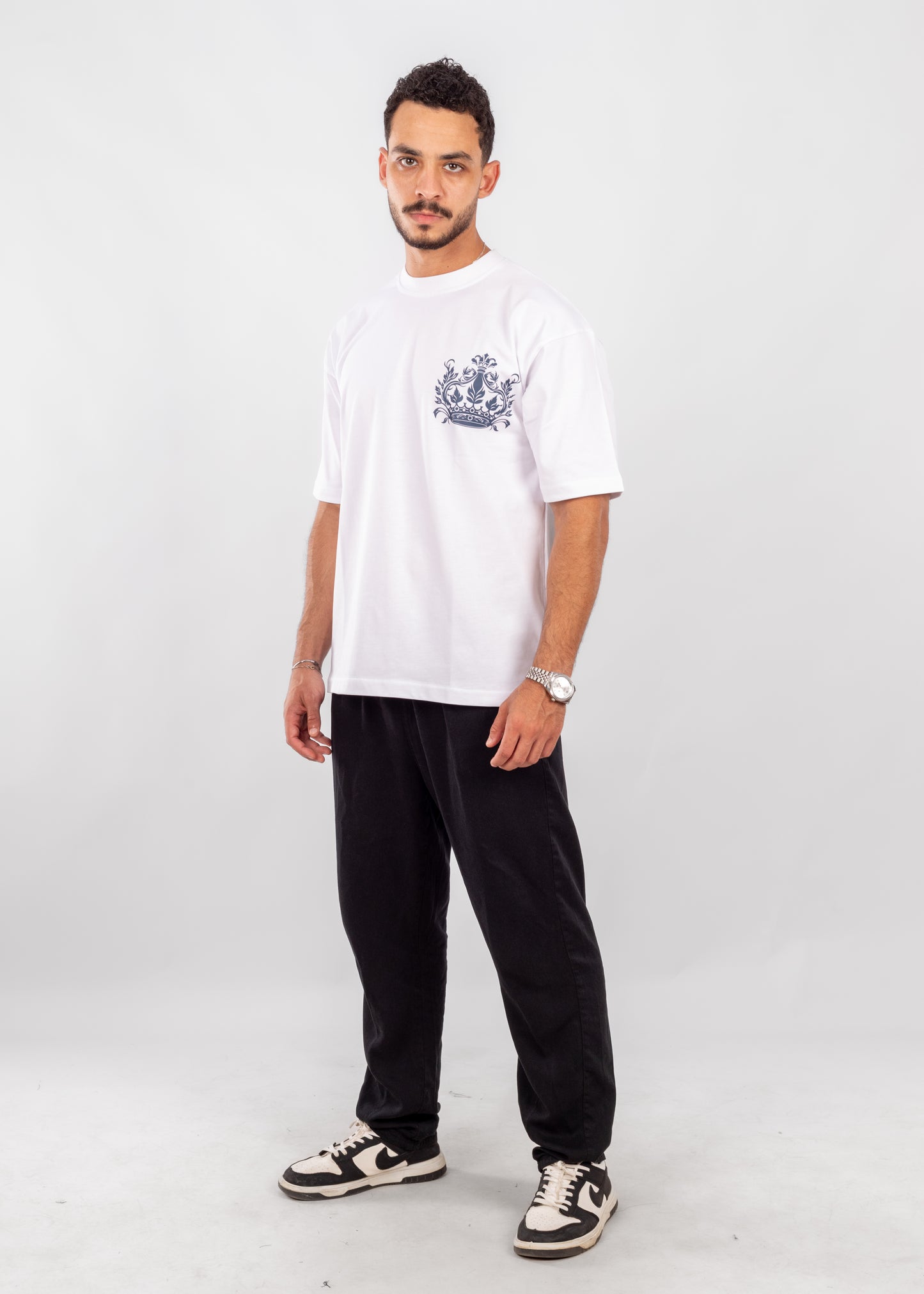 Royal Emblem – Crown Chest Print Tee