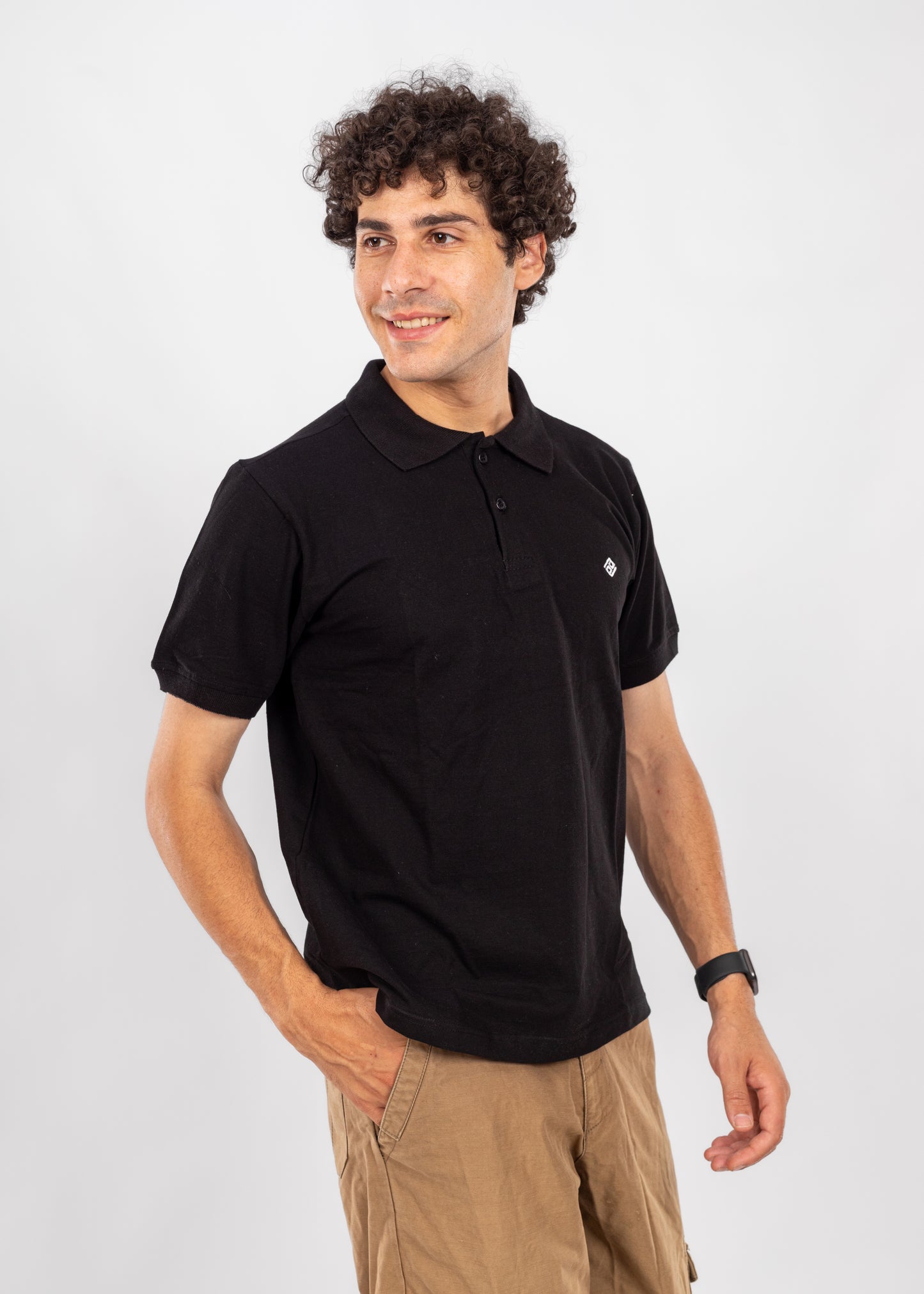 Masar Essential Polo – Unisex Classic Fit Black