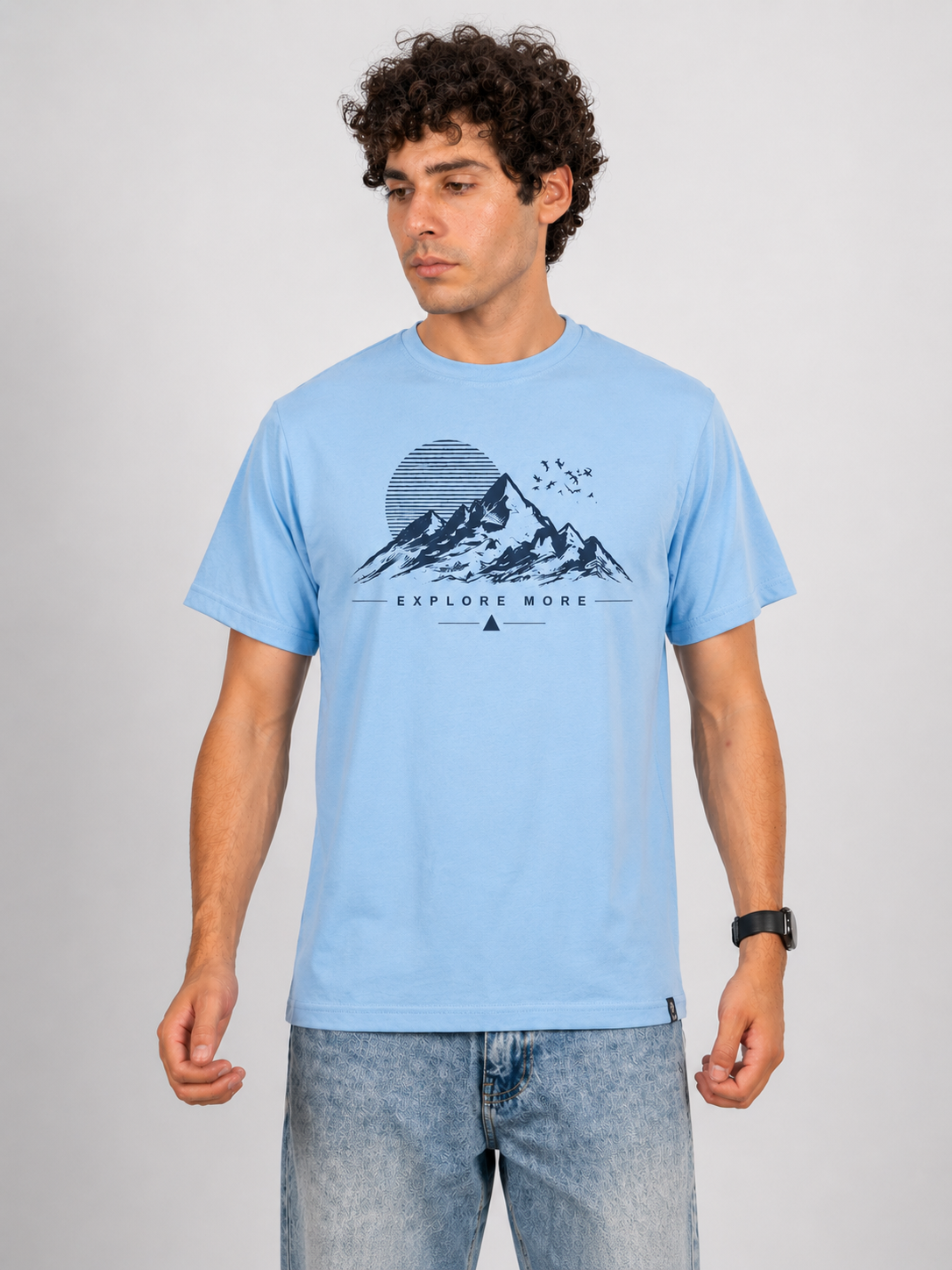 Explore More Graphic T-Shirt – Heather Grey