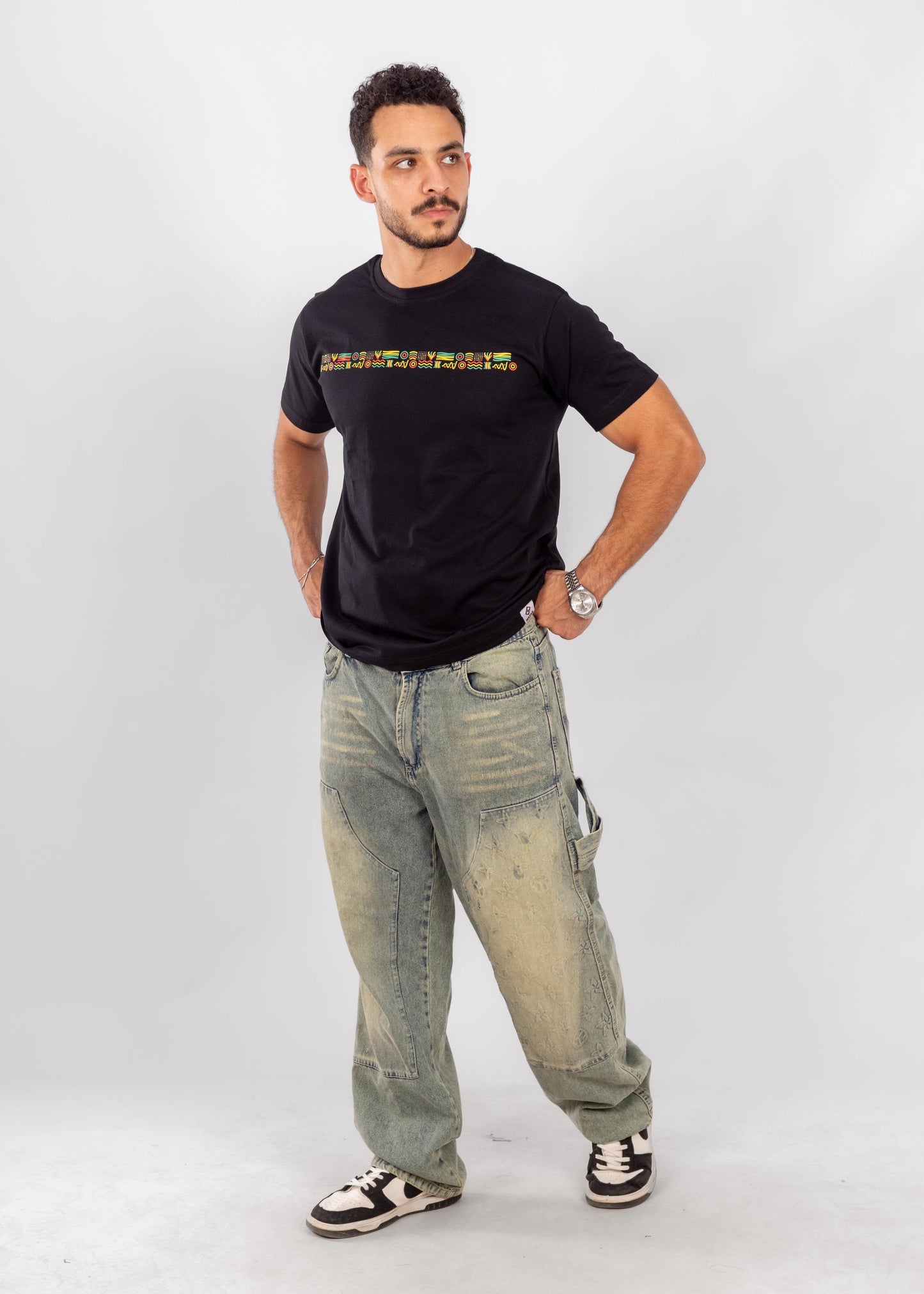 Heritage Pride – African-Inspired Graphic T-Shirt