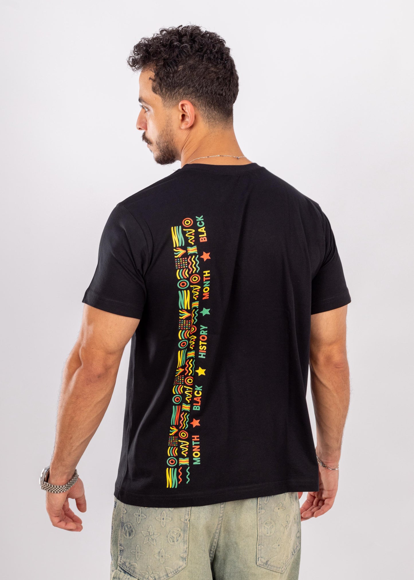 Heritage Pride – African-Inspired Graphic T-Shirt