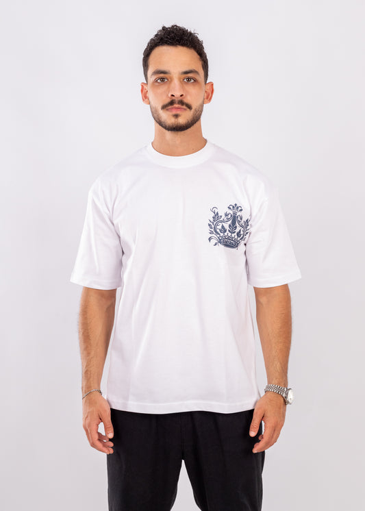 Royal Emblem – Crown Chest Print Tee