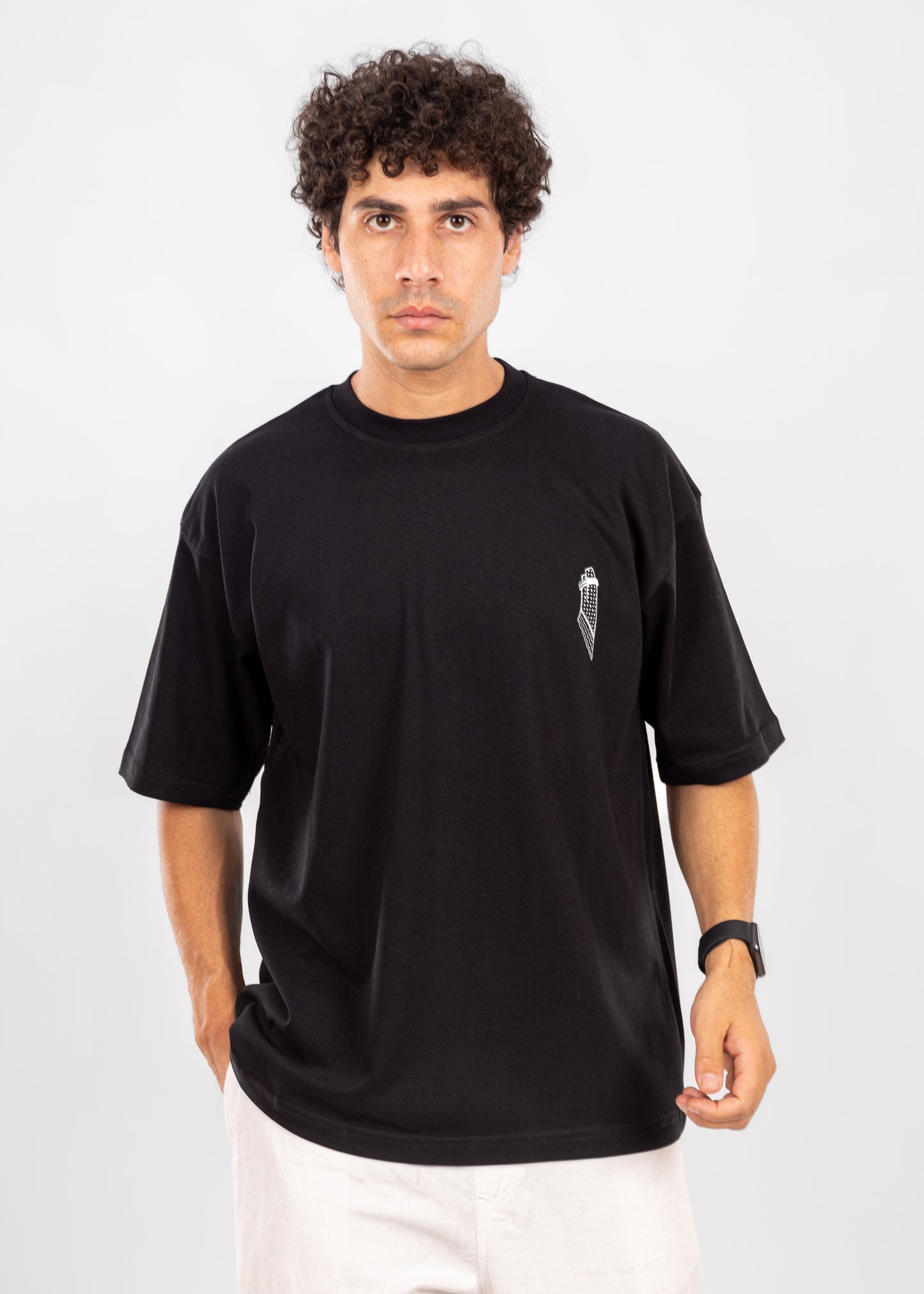 Resist in Silence – Handala Statement Tee Over Size T-shirt