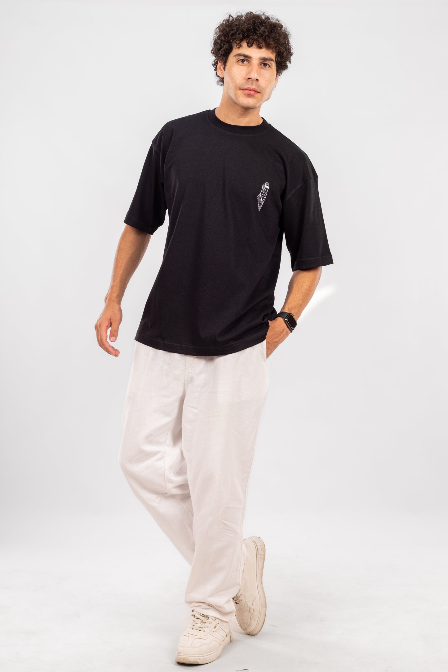 Resist in Silence – Handala Statement Tee Over Size T-shirt