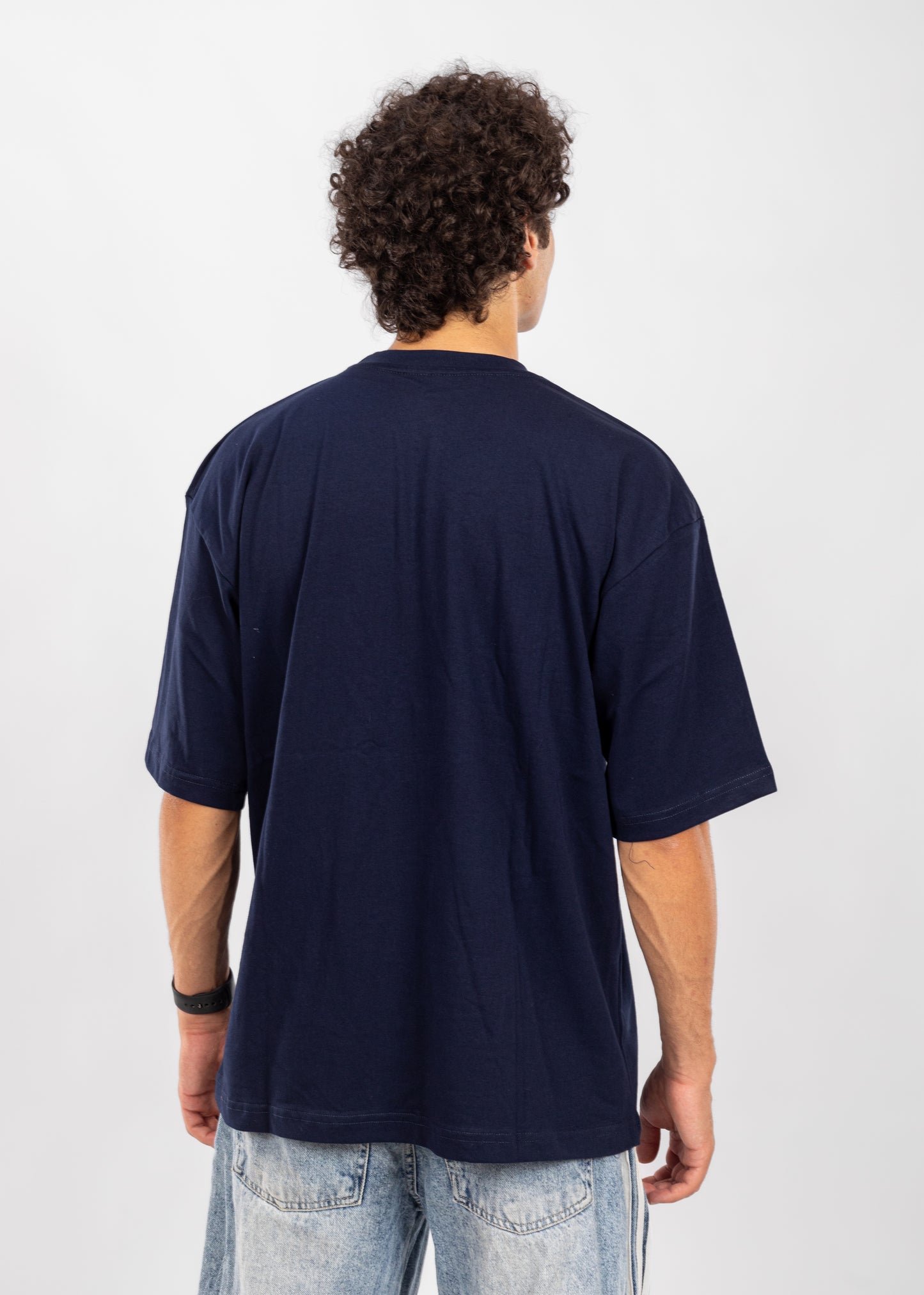 Blank Oversize Navy blue T-shirt