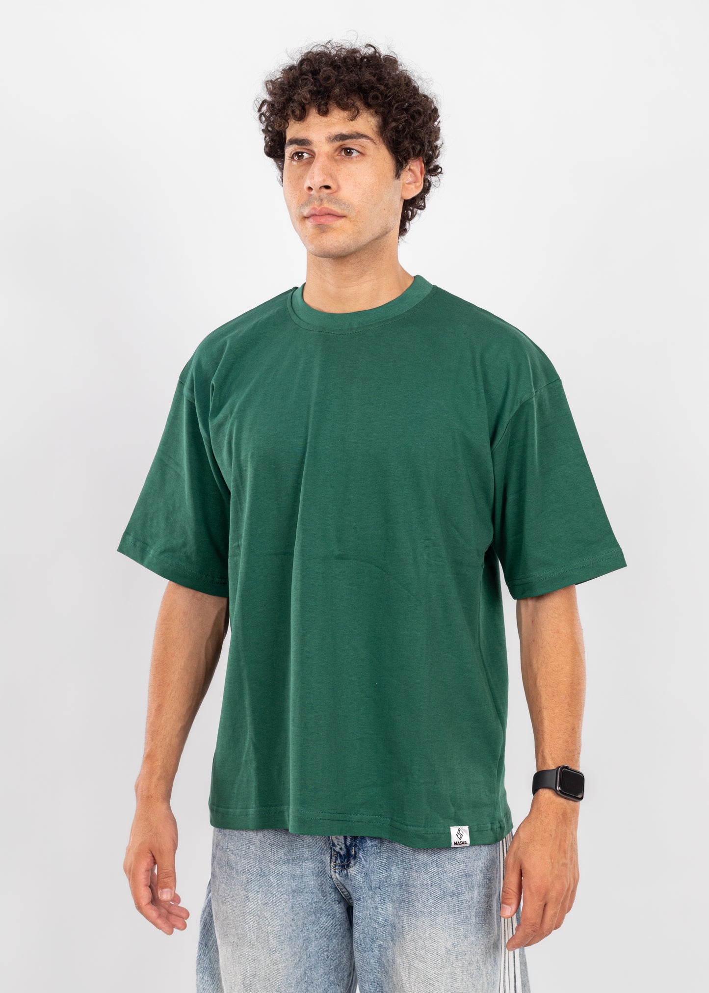 Blank Oversize Olive green T-shirt