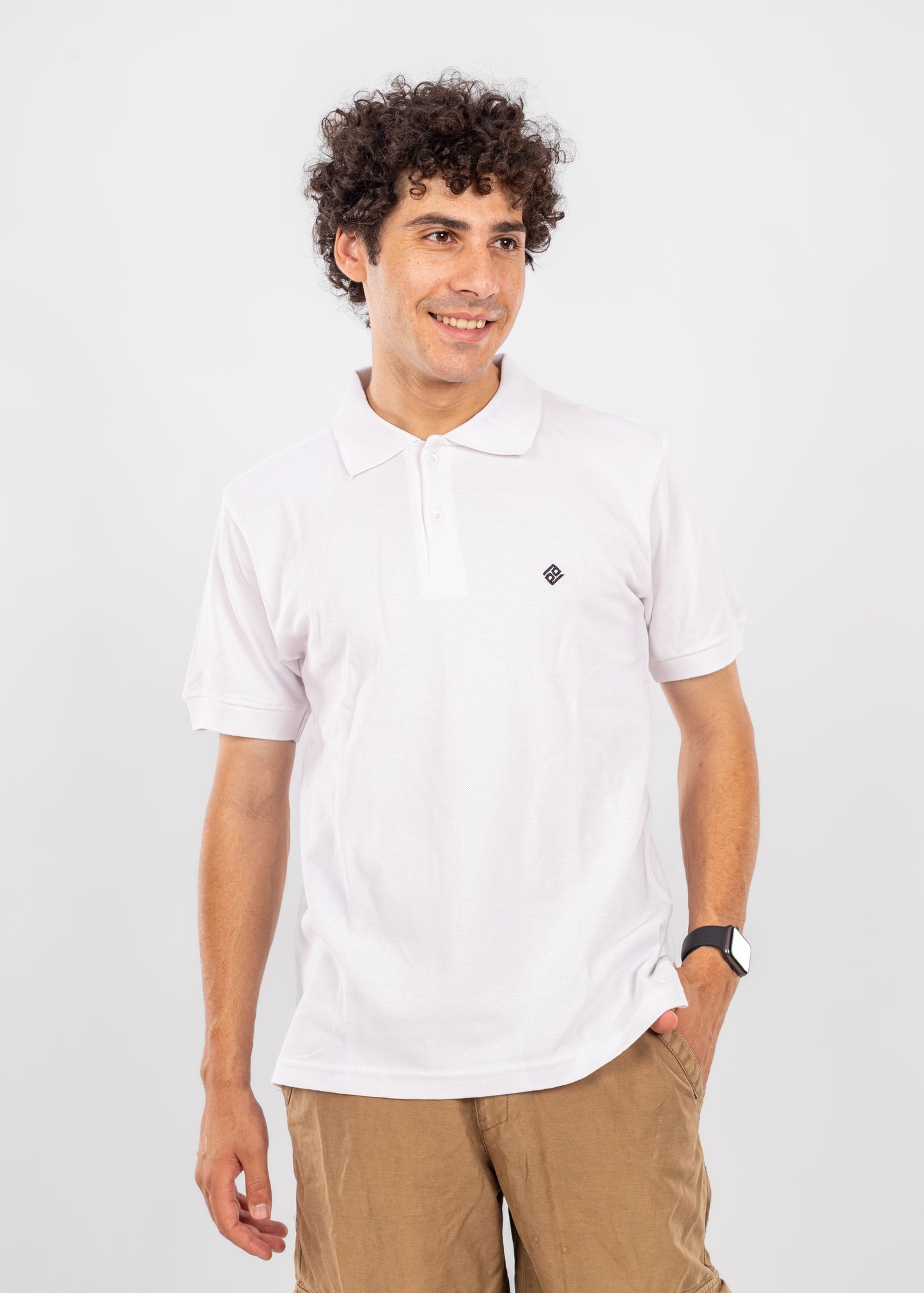 Masar Essential Polo – Unisex Classic Fit White