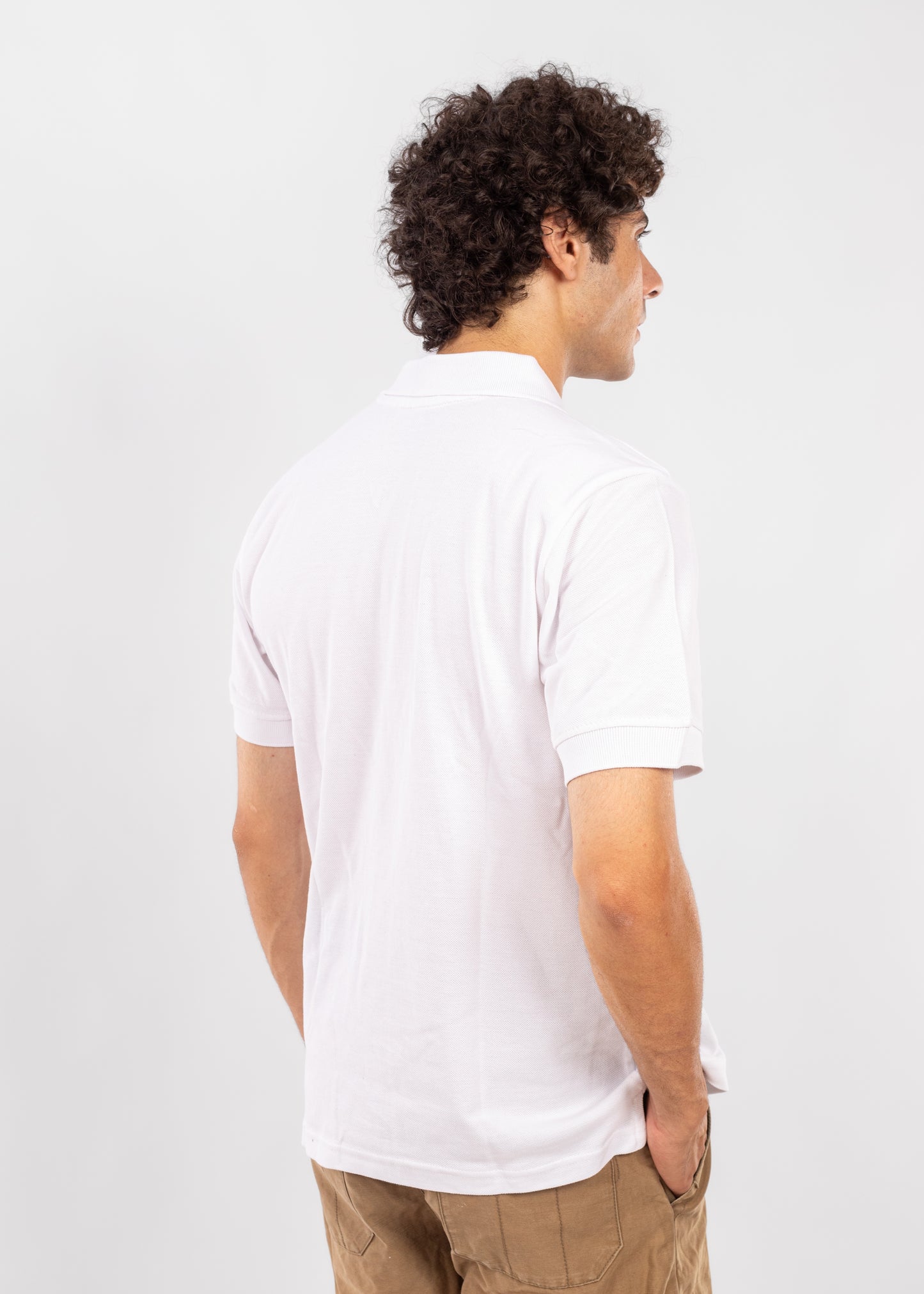 Masar Essential Polo – Unisex Classic Fit White