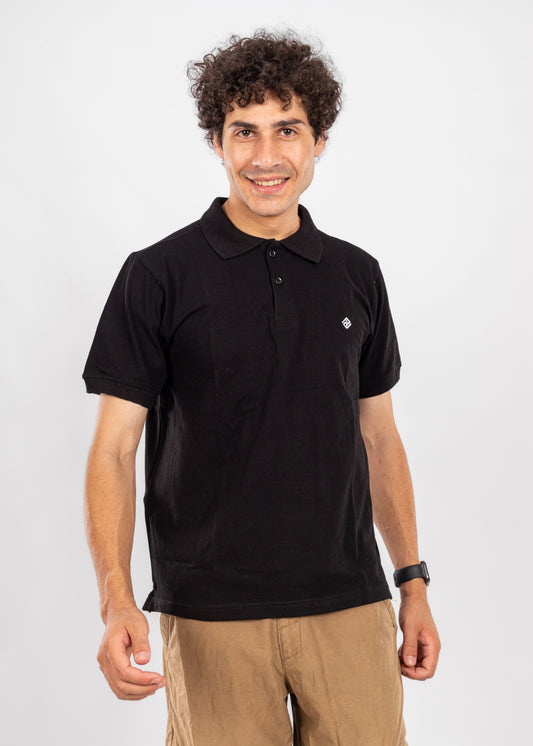 Masar Essential Polo – Unisex Classic Fit Black