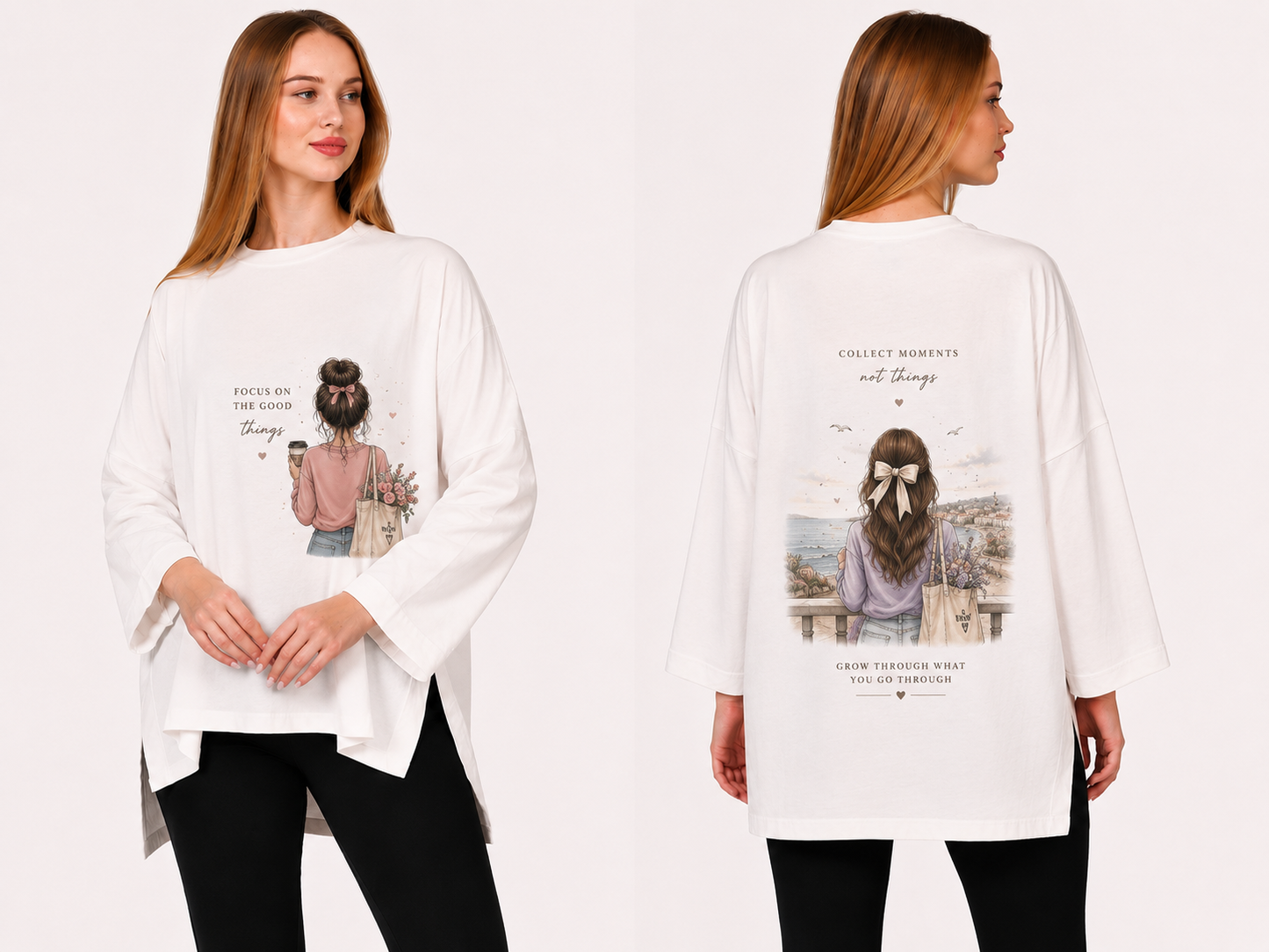 Masar Collect Moments Oversized Women's Sweatshirt - Ivory
